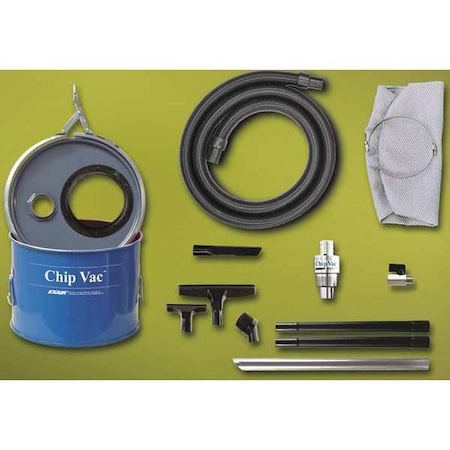 Mini Chip Vacuum System, 5 gal., Hose Dia. 1-1/2