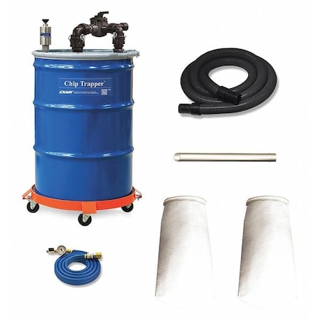 Chip Trapper System, 55 gal., Reusable, 19 scfm MPN:6198