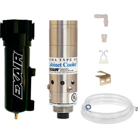 Exair® NEMA 4X St. Cabinet Cooler System Continuous Operation 4 CFM 1/8