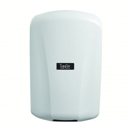 Automatic Hand Dryer, 14 sec Dry, 208 to 277V AC, White, Epoxy Enamel MPN:322116