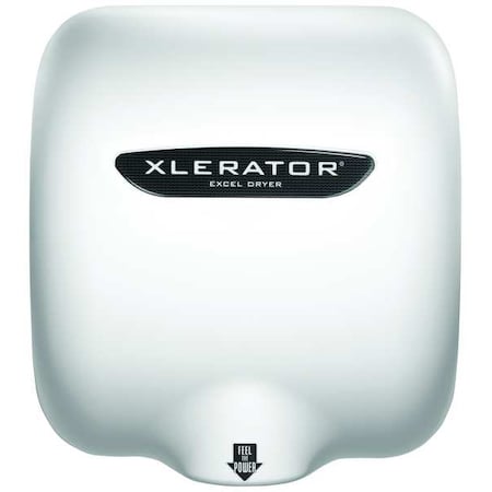 Automatic Hand Dryer, 10 sec Dry, 68 to 76, 208 to 277V AC, White, Smooth MPN:XL-BWV-1.1N-H-208-277V