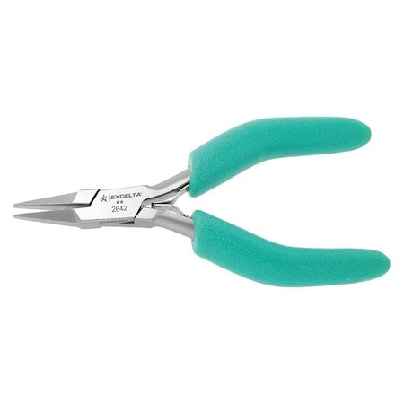 Flat Nose Plier, 4-3/4 in., Smooth MPN:2642