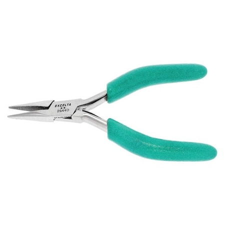 4 3/4 in TealShield™ Chain Nose Plier Standard Cushioned Grip Handle MPN:2644D