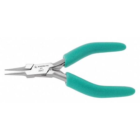 4 3/4 in TealShield™ Needle Nose Plier Standard Cushioned Grip Handle MPN:2647