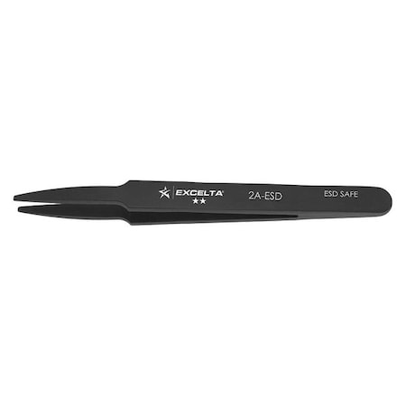 Tweezer 4.5 In. Plastic Str Flat Point MPN:2A-ESD
