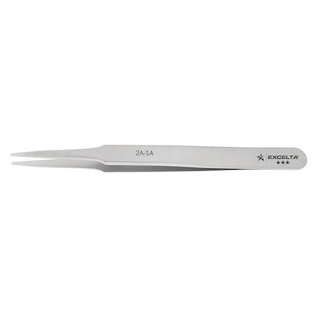 Tweezer, Flat, 4-3/4 in. L, SS, 1/16 in. Tip MPN:2A-SA