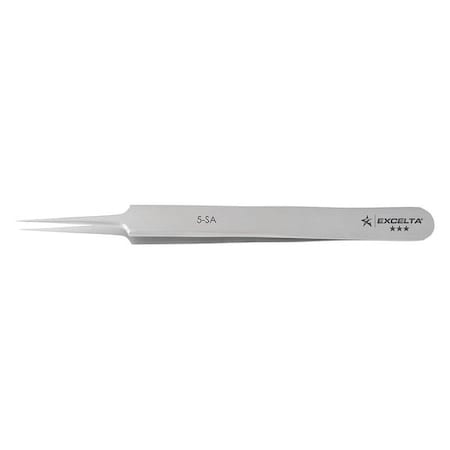 Tweezer, Very Fine, 4-1/4in. L, 1/64in. Tip MPN:5-SA