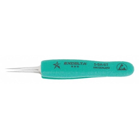 Tweezer, Very Fine, 4-3/4 in. L, SS MPN:5-SA-ET