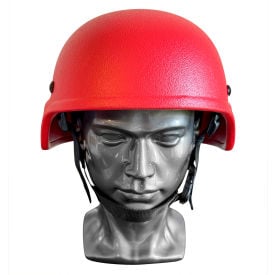 EDI-USA MICH Style Fire Ballistic Helmet Level III-A Ballistic Resistance Red L E-FBH-L