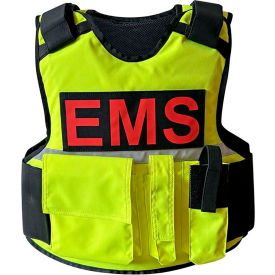 EDI-USA EMS Ballistic Vest Level III-A S Hi-Vis Yellow EXV-E22-S