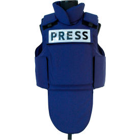 EDI-USA PRESS Ballistic Vest Level III-A XL Navy Blue EXV-P-XL
