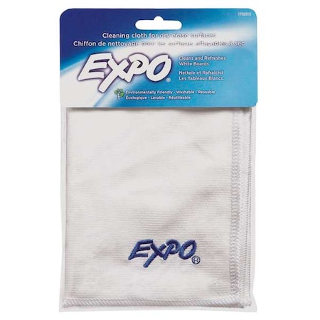 Dry Erase Cloth, Microfiber, White MPN:1752313