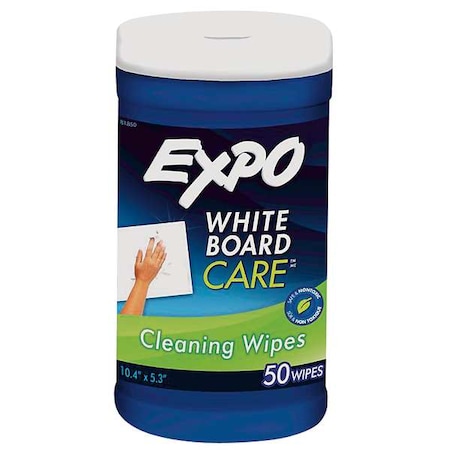 Dry Erase Board Cleaning Wipes, 6x9