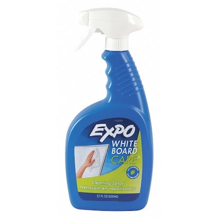 Dry Erase Board Cleaner, 22 oz., Clear, 1/Each MPN:BDE22CL