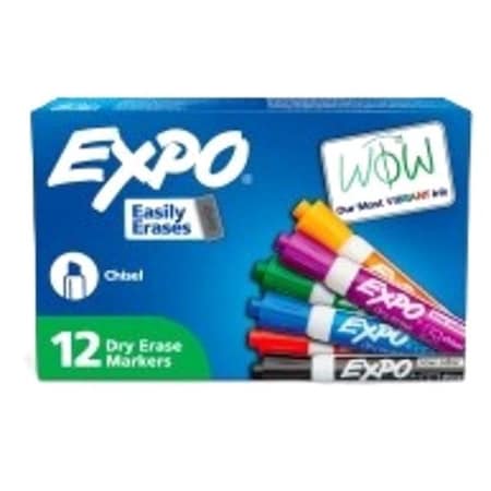 Multi Color Dry Erase Markers PK 12 MPN:81043A