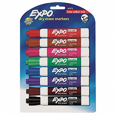 Dry Erase Marker Set Chisel PK8 MPN:80678