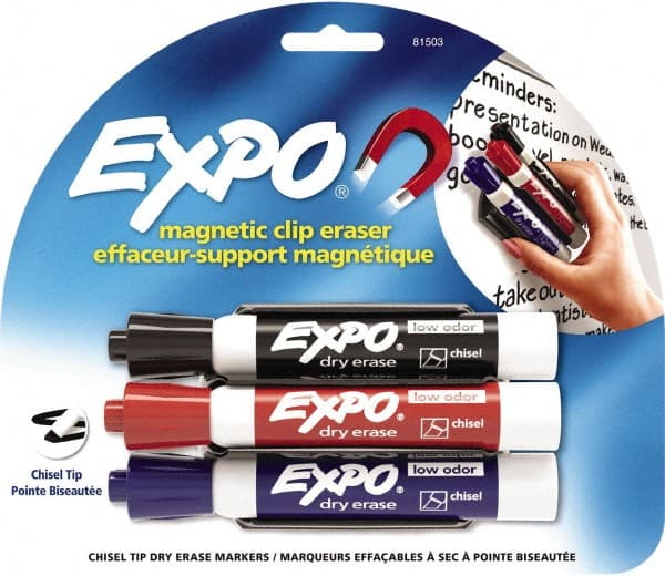 Chisel Tip 3 Pack with Dry Eraser MPN:81503 Chisel Tip 3 Pack with Dry Eraser MPN:81503