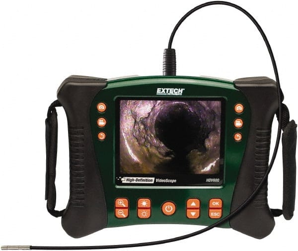 Video Borescope: 1 m Probe, 5.5 mm Probe Dia, 640 x 480 pixels Resolution MPN:HDV610