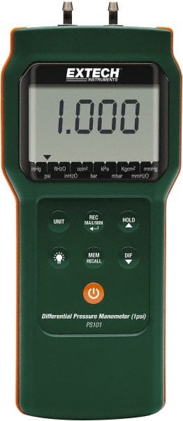 1 Max psi, 0.3% Accuracy, Differential Pressure Manometer MPN:PS101