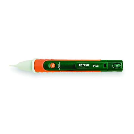 Voltage Detector, 100 to 1000V AC, 24 to 1000V AC, 6 1/4 in Length, Audible, Visual Indication MPN:DV25