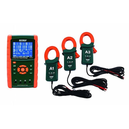 1200A 3-Phase Analyzer/Datalogger Kit MPN:PQ3450-12