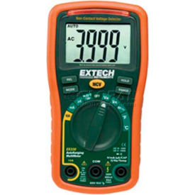 Extech EX330 Mini Autoranging MultiMeter with Temp + Voltage Detector EX330