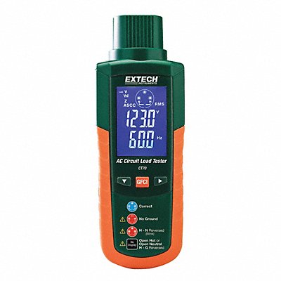 Receptacle Tester 90 to 240V AC LCD MPN:CT70