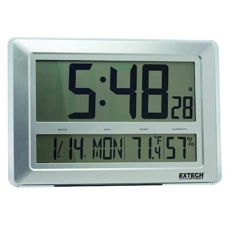 Clock Digital Hygrometer, 23 to 122 F MPN:CTH10A
