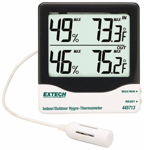 Thermometer/Hygrometers & Barometers, Product Type: Thermo-Hygrometer , Accuracy: 1.00C, 1.80F , Maximum Temperature: 140.00, 140.00C MPN:445713