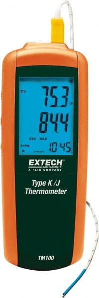 Digital Panel Thermometer: 2,501 &deg; F, K Thermocouple Sensor MPN:TM100