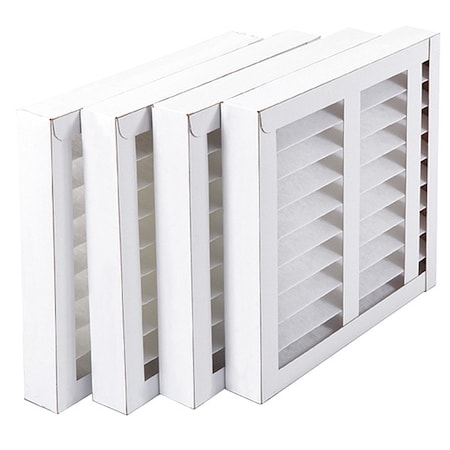 AirFilter, 2inD, 12inH, 12inW, Pleated MPN:RF-987-Pleat4pk