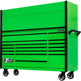 Extreme Tools DX Power Workstation Hutch & Roller Cabinet 72