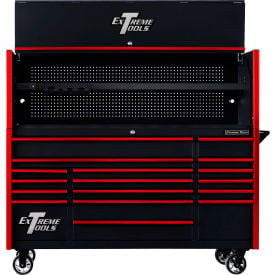 Extreme Tools DX Power Workstation Hutch & Roller Cabinet 72