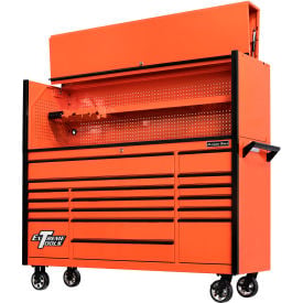 Extreme Tools DX Power Workstation Hutch & Roller Cabinet 72