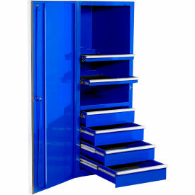 Extreme Tools EXQ 4 Drawer/2 Shelf Pro Side Cabinet 24