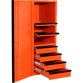 Extreme Tools EX 4 Drawer & 3 Shelf Prof Side Cabinet 24