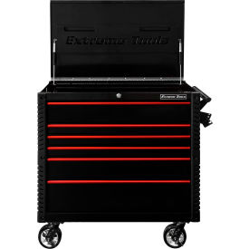 Extreme Tools EX 6-Drawer Tool Cart with Bumpers 41-3/4