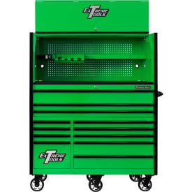 Extreme Tools RX Pro Power Workstation Hutch & Roller Cabinet 55