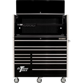 Extreme Tools RX Pro Power Workstation Hutch & Roller Cabinet 55