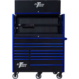 Extreme Tools RX Pro Power Workstation Hutch & Roller Cabinet 55