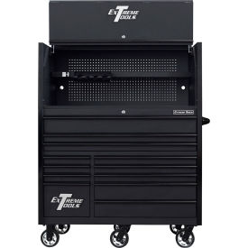 Extreme Tools RX Pro Power Workstation Hutch & Roller Cabinet 55