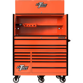 Extreme Tools RX Pro Power Workstation Hutch & Roller Cabinet 55