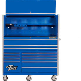 Extreme Tools RX Pro Power Workstation Hutch & Roller Cabinet 55