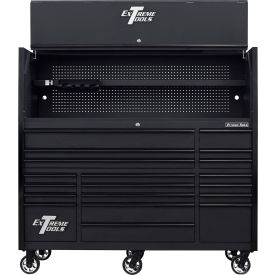 Extreme Tools RX Pro Power Workstation Hutch & Roller Cabinet 72