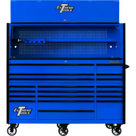 Extreme Tools RX Pro Power Workstation Hutch & Roller Cabinet 72