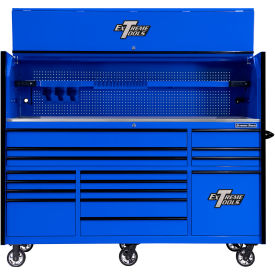 Extreme Tools DX Workstation Hutch & Roller Cabinet Combo 84