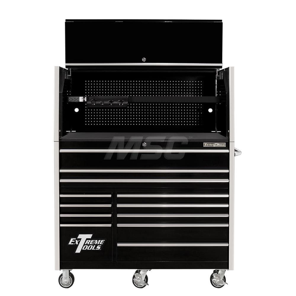 Tool Storage Combos & Systems, Type: Roller Cabinet with Hutch Combo , Drawers Range: 10 - 15 Drawers , Number of Pieces: 2.000 , Width Range: 48