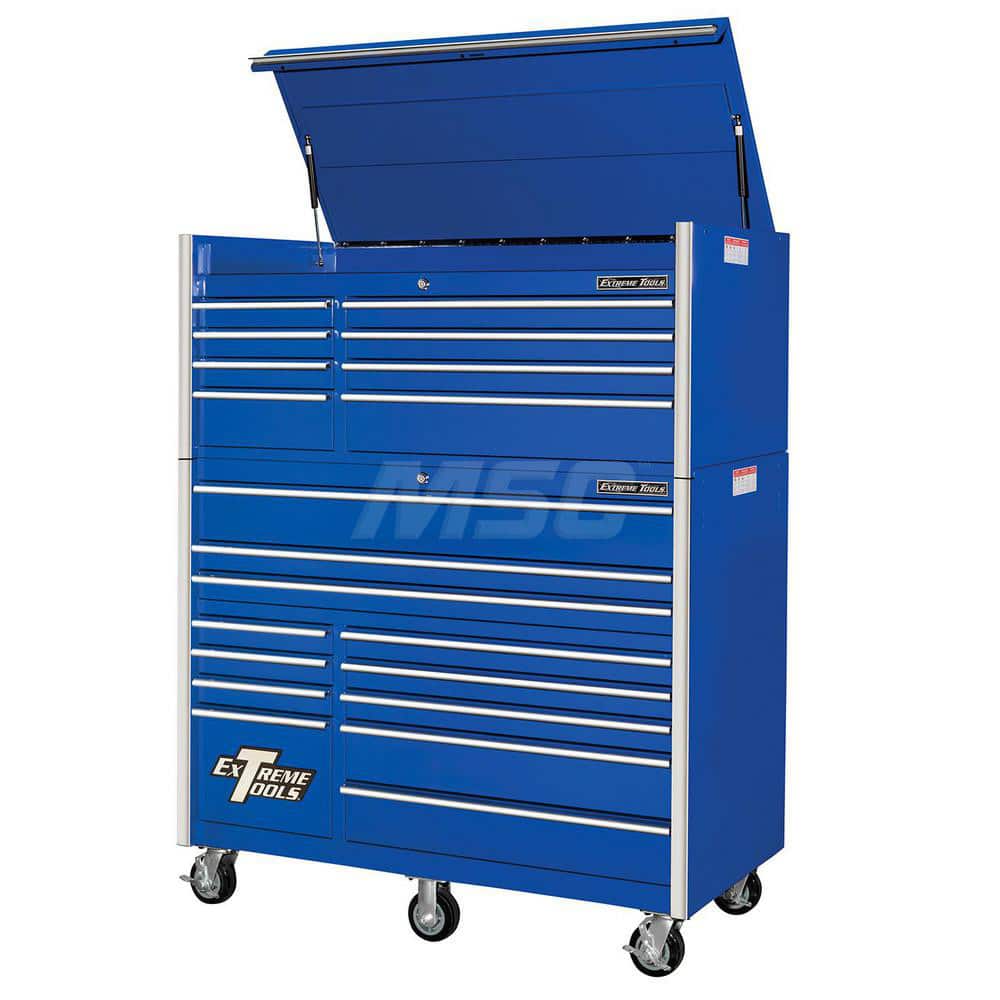 Tool Storage Combos & Systems, Type: Roller Cabinet with Hutch Combo , Drawers Range: 16 Drawers or More , Number of Pieces: 2.000 , Width Range: 48
