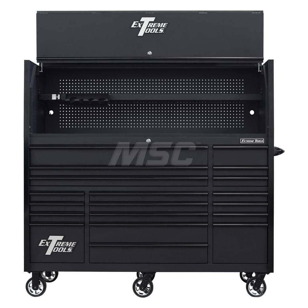 Tool Storage Combos & Systems, Type: Roller Cabinet with Hutch Combo , Drawers Range: 16 Drawers or More , Number of Pieces: 2.000  MPN:RX723020HRMK