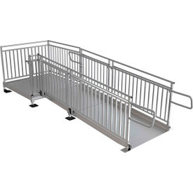 EZ-ACCESS® Pathway®HD Code Compliant Wheelchair Ramp Kit 10' X 48